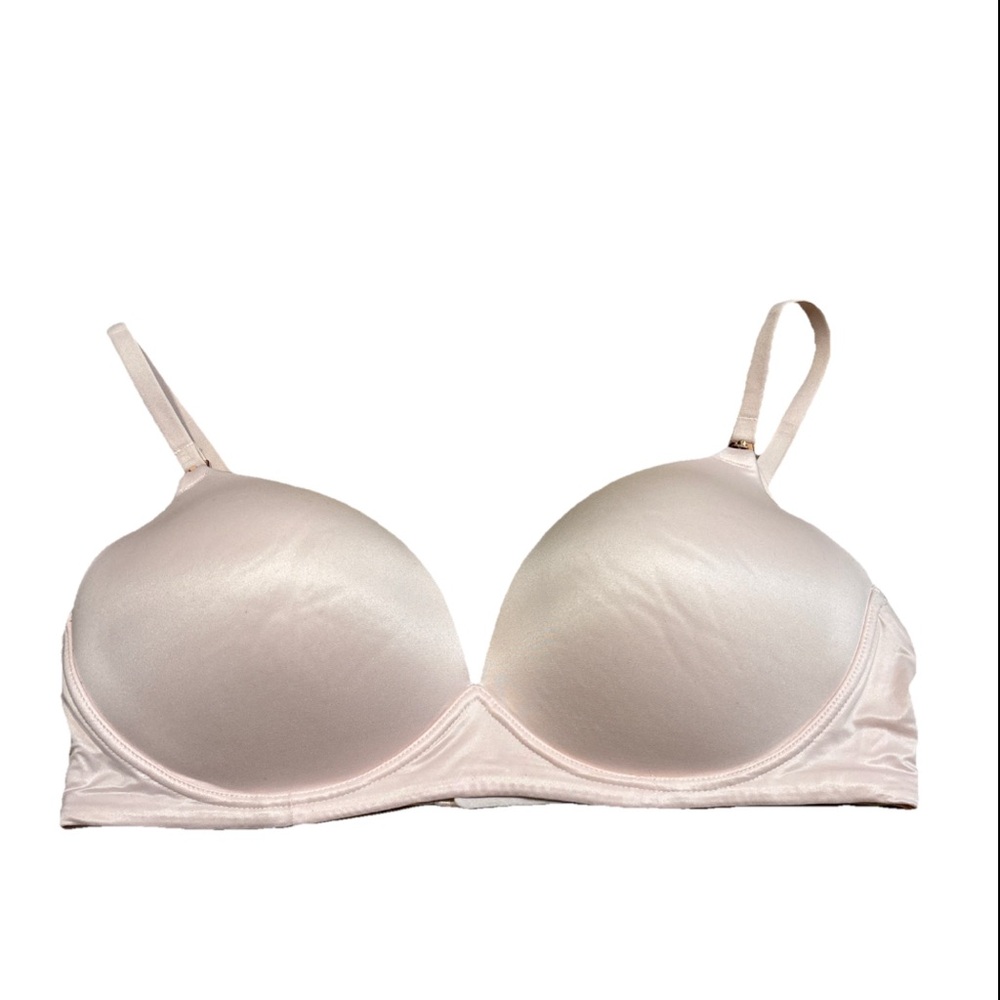 Victorias Secret Nursing Bra Size 38D Body By Victoria Wireless Light Pink